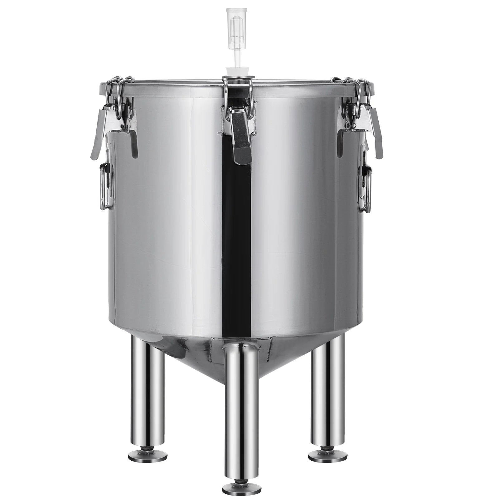 VEVOR 14 Gallon Stainless Steel Brew Fermenter Home Brewing Brew Bucket Fermenter with Conical Base Brewing Equipment