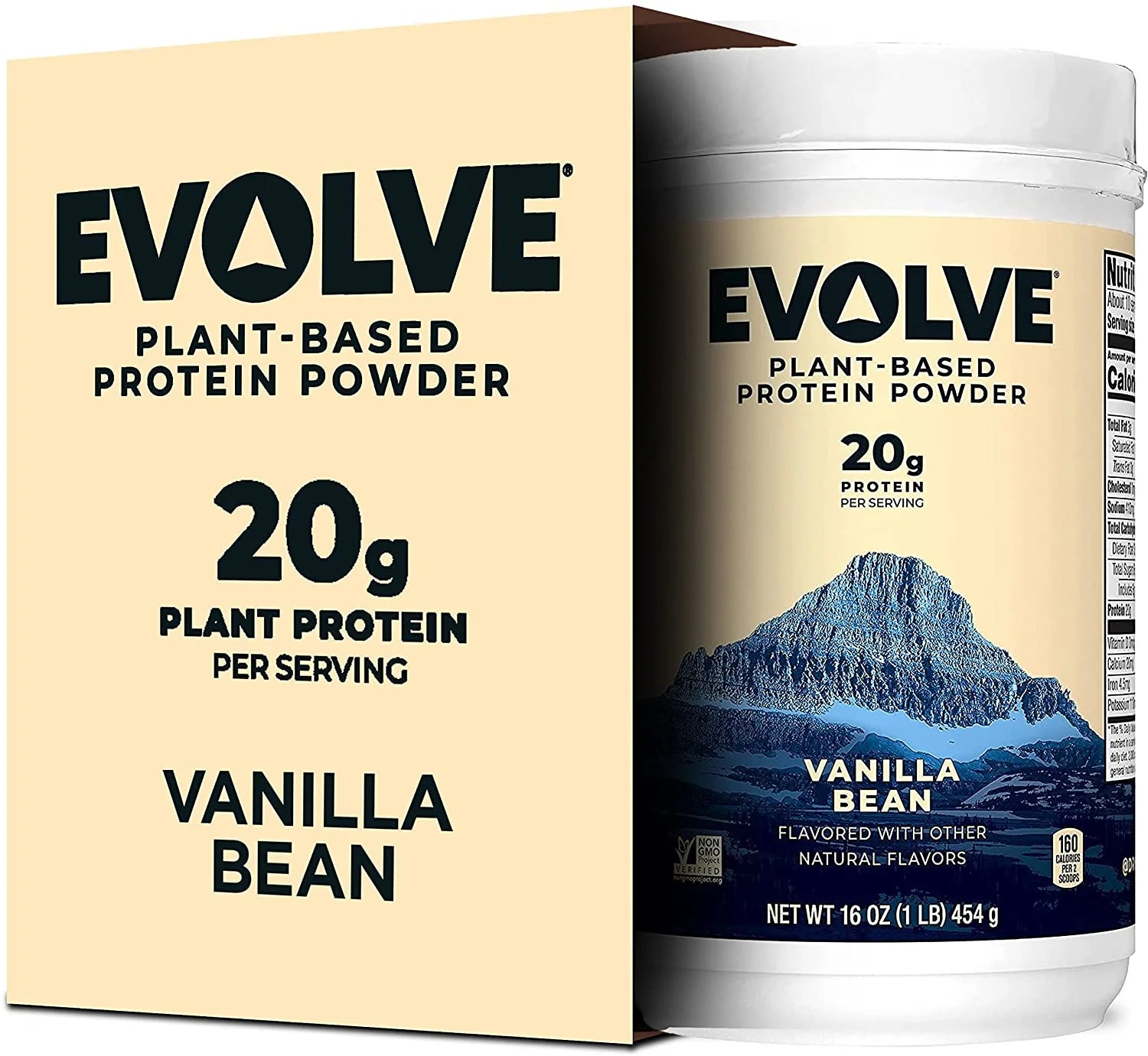 Plant Based Protein Powder, Ideal Vanilla, 20G Protein, 1 Pound