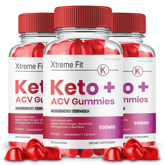 Xtreme Fit Keto ACV Gummies, Extreme Fit Keto Gummies Weigh Loss (3 Pack)