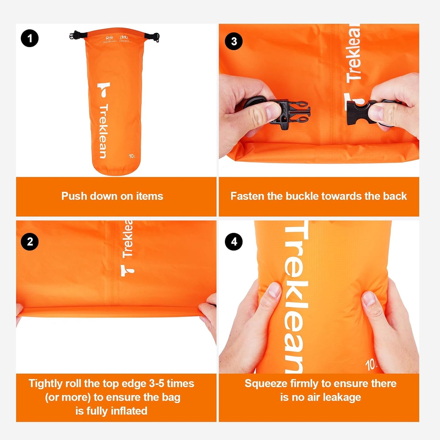 Dry Bag, Waterproof Floating and Lightweight Dry Bags, Roll Top Sack Keeps Gear Dry, for Kayaking, Rafting, Boating, Swimming, Camping, Hiking, Beach, Fishing Outdoor