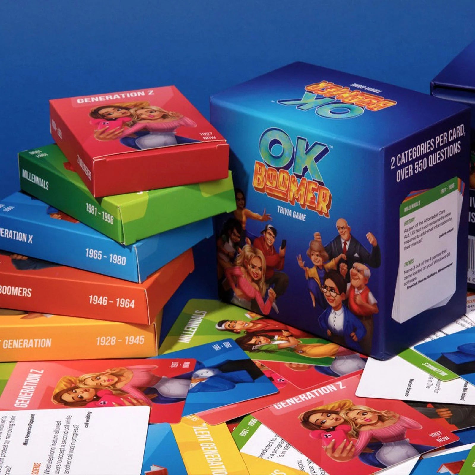 OK Boomer Family Games for Kids and Adults - Card Board Games for Family Game Night Volume 2