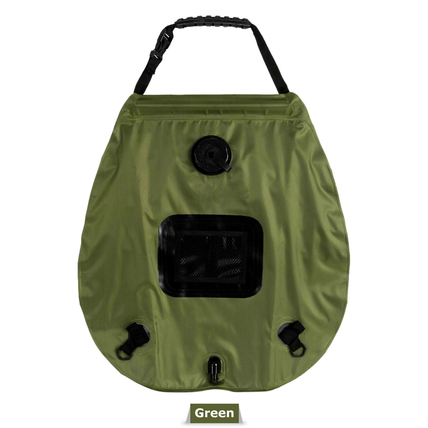 20L Water Bags Outdoor Camping Solar Heat Shower Bag Portable Compact Heated