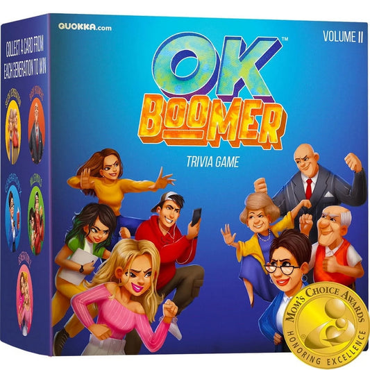 OK Boomer Family Games for Kids and Adults - Card Board Games for Family Game Night Volume 2