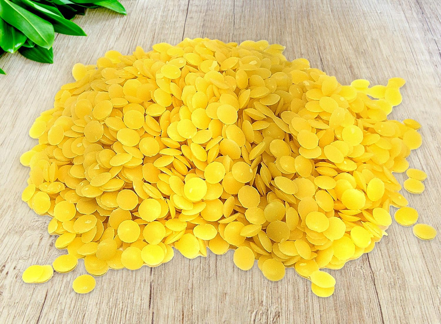 Yellow Beeswax Pellets - 100% Natural - Premium Cosmetic Grade - Pure Beeswax Pellets - 5 Pound - Triple Filtered Easy Melt Bees Wax Pastilles