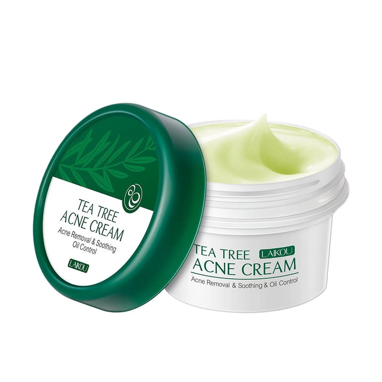 Tea Tree Oil Face Cream Acne Cream - for Oily, Acne Prone Skin, Extra Soothing & Nourishing Non-Greasy Botanical Facial Moisturizer, Acne Removal, Gently Repair for Acne Skin, Cystic Acne, Pimple & Re