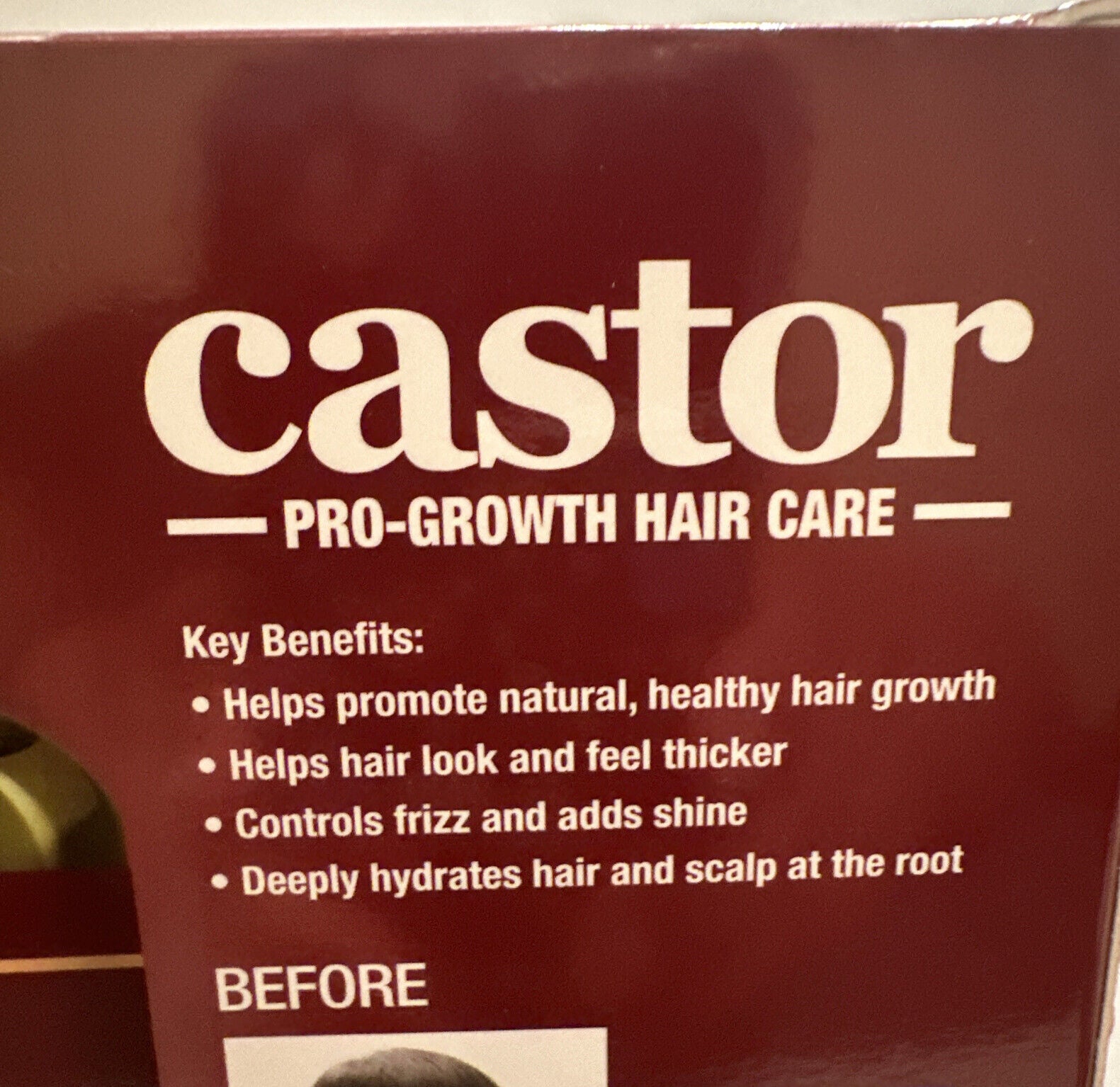 Difeel Pro-Growth W/ Castor Oil 2-PC Hair Care Set- Shampoo & Conditioner 33.8Oz