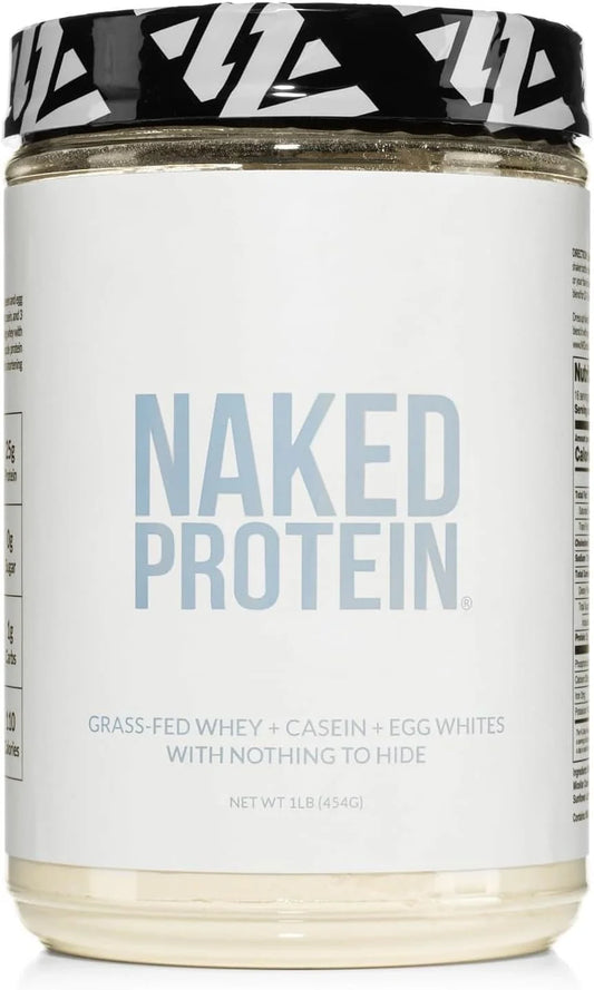 Naked Protein Powder Blend - Egg, Whey and Casein Protein Blend, Unflavored