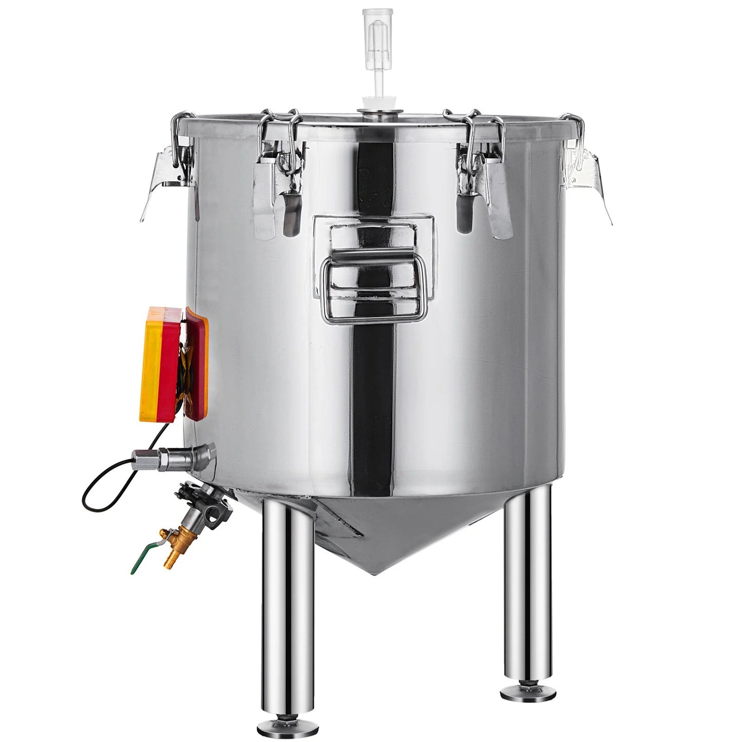 VEVOR 14 Gallon Stainless Steel Brew Fermenter Home Brewing Brew Bucket Fermenter with Conical Base Brewing Equipment