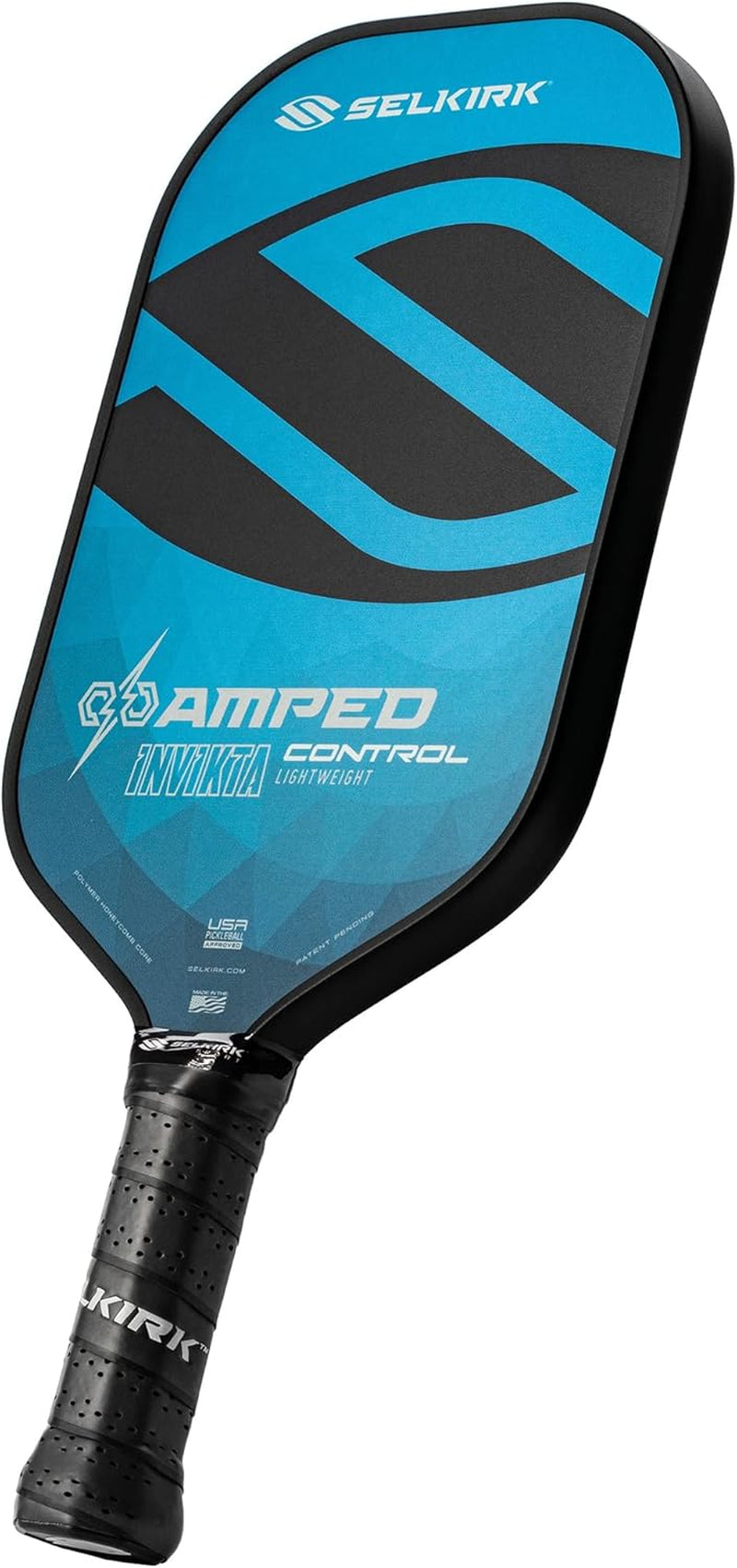 Selkirk Amped Collection Pickleball Paddle | Amped Pro | Amped Control | Pickleball Paddle with Polypropylene X5+ 16Mm Core | Amped Fiberglass Pickleball Rackets