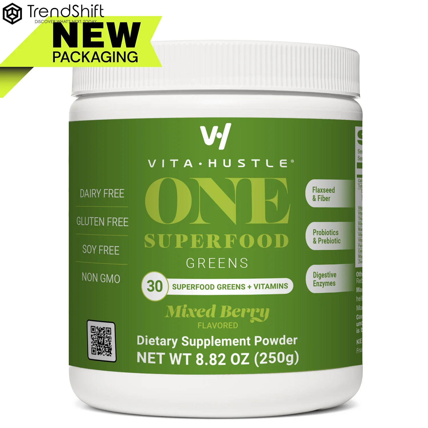 One Superfood Greens Powder, Probiotics, Mixed Berry, 25 Servings