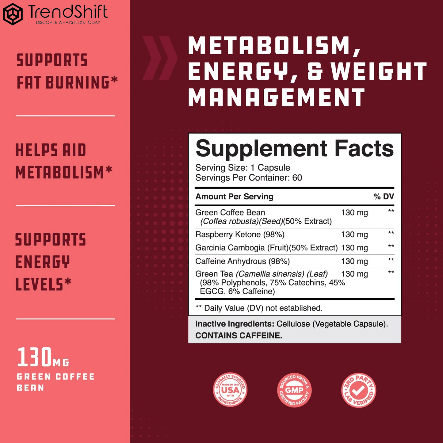 Body Cleanse for Appetite Suppressant - Weight Management Support, Fat Burner, and Energy Boost