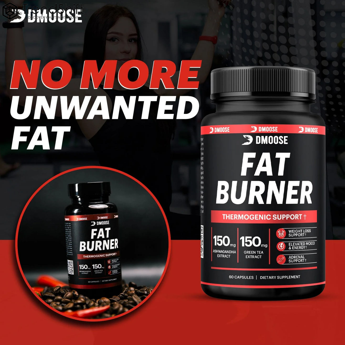 Fat Burner Supplement, Expedites Metabolism, Reduces Cravings and Lowers